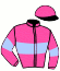 casaque portée par Riou C. jockey du cheval de course BEAU DE BALLON (FR), information pmu ZETURF