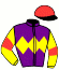 casaque portée par Desoutter Mlle N. jockey du cheval de course FONTANNES (AQ), information pmu ZETURF
