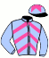 casaque portée par Reveley J. jockey du cheval de course ACTIVIAL (AQ), information pmu ZETURF