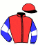 casaque portée par De Giles F. jockey du cheval de course MCGROARTY (IE), information pmu ZETURF