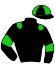 casaque portée par Da Silva J. jockey du cheval de course DALYOTIN (FR), information pmu ZETURF