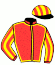casaque portée par De Giles F. jockey du cheval de course TOP VILLE BEN (IE), information pmu ZETURF