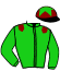 casaque portée par De Chitray A. jockey du cheval de course MUTHTEMPS (FR), information pmu ZETURF