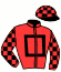 casaque portée par Siaffa G. jockey du cheval de course BELLE CAPITAINE (FR), information pmu ZETURF