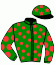 casaque portée par Besson F. jockey du cheval de course MANSIONSA (FR), information pmu ZETURF