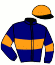 casaque portée par Jouin O. jockey du cheval de course GRAND ONCLE (AQ), information pmu ZETURF