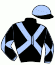 casaque portée par Chevillard T. jockey du cheval de course BECQUATHUNDER (FR), information pmu ZETURF