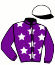 casaque portée par Tett Freddie jockey du cheval de course INVICTER (FR), information pmu ZETURF