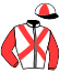 casaque portée par Chevillard T. jockey du cheval de course TRHELIGA (FR), information pmu ZETURF