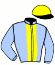 casaque portée par Ubeda D. jockey du cheval de course ANTIDOTE (FR), information pmu ZETURF