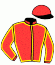 casaque portée par Reveley J. jockey du cheval de course ITOURS BRUN (AQ), information pmu ZETURF