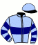 casaque portée par Jouin O. jockey du cheval de course ECHO DE CHAMPDOUX (AQ), information pmu ZETURF