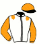 casaque portée par Lefebvre Mr C. jockey du cheval de course COEUR NANTAIS, information pmu ZETURF