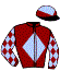 casaque portée par Denis P. jockey du cheval de course FUSION DE BAUNE (AQ), information pmu ZETURF