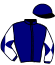 casaque portée par De Giles F. jockey du cheval de course LAURINA (FR), information pmu ZETURF