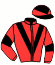casaque portée par Chailloleau M. jockey du cheval de course HUNTER GREY (AQ), information pmu ZETURF