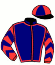 casaque portée par Henderson T. jockey du cheval de course HAVANIA (FR), information pmu ZETURF