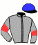 casaque portée par Reveley J. jockey du cheval de course HOSAVILLE (AQ), information pmu ZETURF