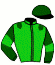 casaque portée par Romary Mlle M. jockey du cheval de course ONE WAY (FR), information pmu ZETURF