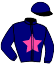casaque portée par Ubeda D. jockey du cheval de course RIM FIRE (GB), information pmu ZETURF