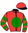 casaque portée par Zuliani L. jockey du cheval de course ROYALE BOEMIE HAS (FR), information pmu ZETURF