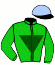 casaque portée par Chevillard T. jockey du cheval de course DAKAR (AQ), information pmu ZETURF