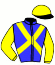 casaque portée par Smeulders C. jockey du cheval de course GALA D'ARTHEL (AQ), information pmu ZETURF