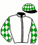 casaque portée par Zuliani A. jockey du cheval de course HECTORE DE VASSY (AQ), information pmu ZETURF