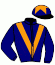 casaque portée par Besson F. jockey du cheval de course HEDWIGE D'ALENE, information pmu ZETURF