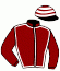 casaque portée par De Giles F. jockey du cheval de course IMMORTELLE (AQ), information pmu ZETURF