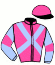 casaque portée par De Chitray A. jockey du cheval de course QUICK DADDY (FR), information pmu ZETURF