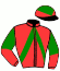 casaque portée par Salmon D. jockey du cheval de course HEROS DES MERS, information pmu ZETURF