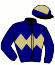 casaque portée par Vabois T. jockey du cheval de course SHENTA, information pmu ZETURF