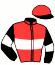 casaque portée par Ferreira N. jockey du cheval de course HAKERMAN, information pmu ZETURF