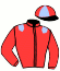 casaque portée par Gauffenic N. jockey du cheval de course GRAIN DE BONHEUR, information pmu ZETURF