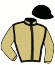 casaque portée par Capdet E. jockey du cheval de course VICOMTE DU BERLAIS, information pmu ZETURF