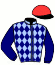 casaque portée par Denis P. jockey du cheval de course GUNAR, information pmu ZETURF