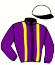 casaque portée par Dubourg P. jockey du cheval de course JAZZ MANOUCHE, information pmu ZETURF