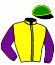 casaque portée par Gelhay B. jockey du cheval de course MIXOLOGIST, information pmu ZETURF