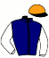 casaque portée par Coyer J. jockey du cheval de course NIGHT AWAY, information pmu ZETURF