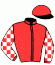 casaque portée par Renard A. jockey du cheval de course ITAL CONTI, information pmu ZETURF