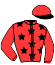 casaque portée par Zuliani L. jockey du cheval de course FARCEUR DE TEILLEE, information pmu ZETURF