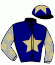 casaque portée par Bonnet E. jockey du cheval de course SANTA CLARITA, information pmu ZETURF