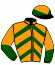 casaque portée par De Chitray A. jockey du cheval de course MENDELSOHN, information pmu ZETURF