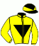 casaque portée par Prichard Mlle C. jockey du cheval de course JOBARTIM, information pmu ZETURF