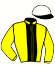 casaque portée par Zuliani A. jockey du cheval de course SAINT MAXIME, information pmu ZETURF