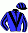 casaque portée par Zuliani L. jockey du cheval de course JANE DE LA BRUNIE, information pmu ZETURF