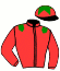 casaque portée par Desvaux A. jockey du cheval de course IMPULSE PRECIEUSE, information pmu ZETURF