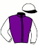casaque portée par Masure G. jockey du cheval de course FRENCH EXIT, information pmu ZETURF