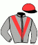 casaque portée par Chevillard T. jockey du cheval de course GOLDEN VAL, information pmu ZETURF